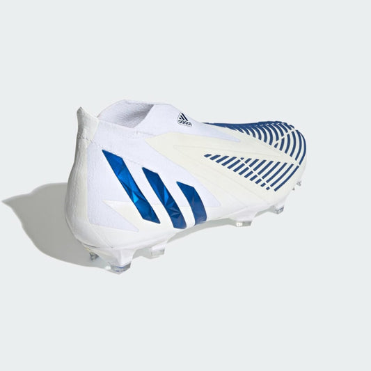 Adidas Unisex Predator Edge+ FG Football Boots / White Blue / RRP £230