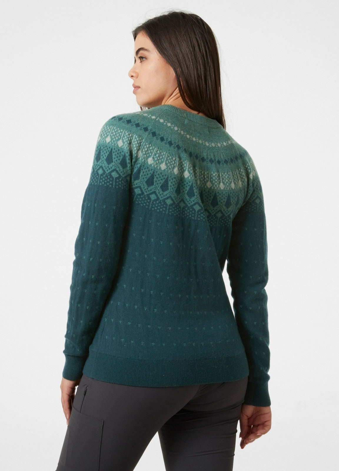 Helly Hansen Women’s Hytte Merino Sweatshirt / Dark Green / RRP £135