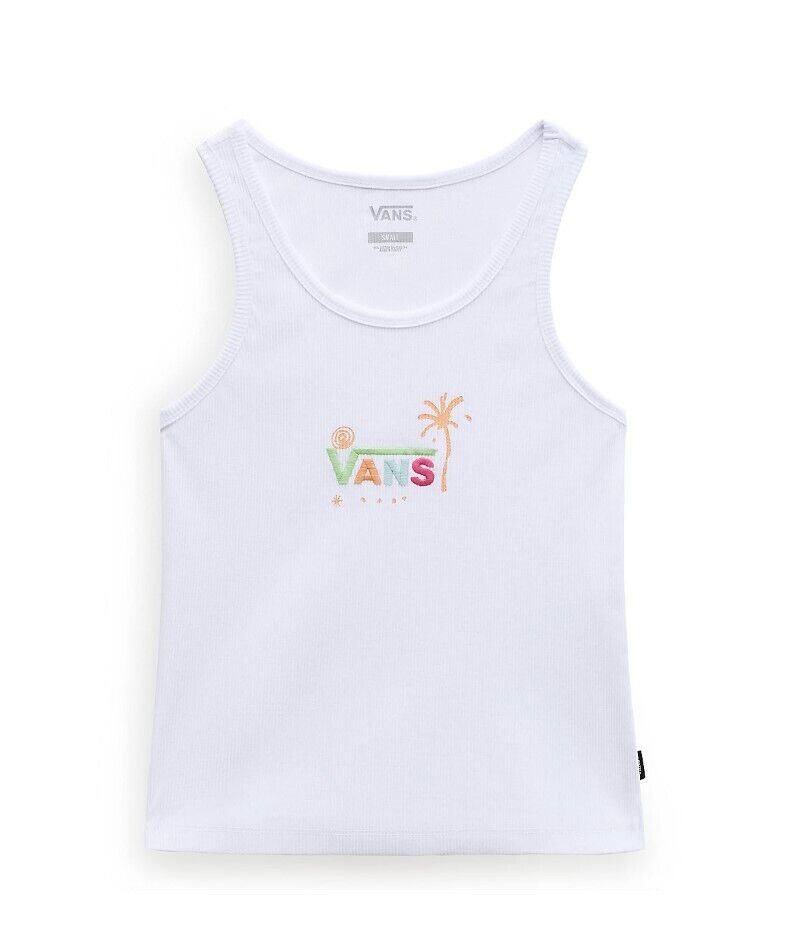 Vans Womens Beach Daze Tour Vest / White / RRP £25