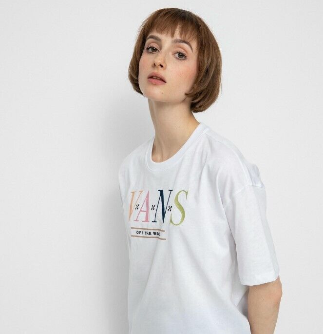 Vans Women's Boo Kay T-Shirt / Marshmallow/ RRP £25
