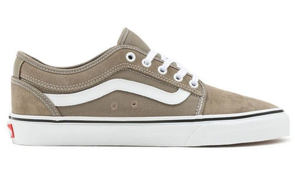 Vans Mens Chukka Low Sidestripe Trainers / Beige White / RRP £60