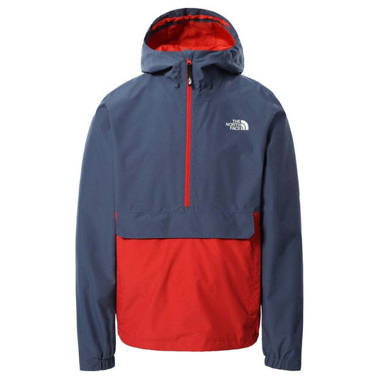 The North Face Mens Waterproof Fanorak- Vintage Indigo/Rococcored