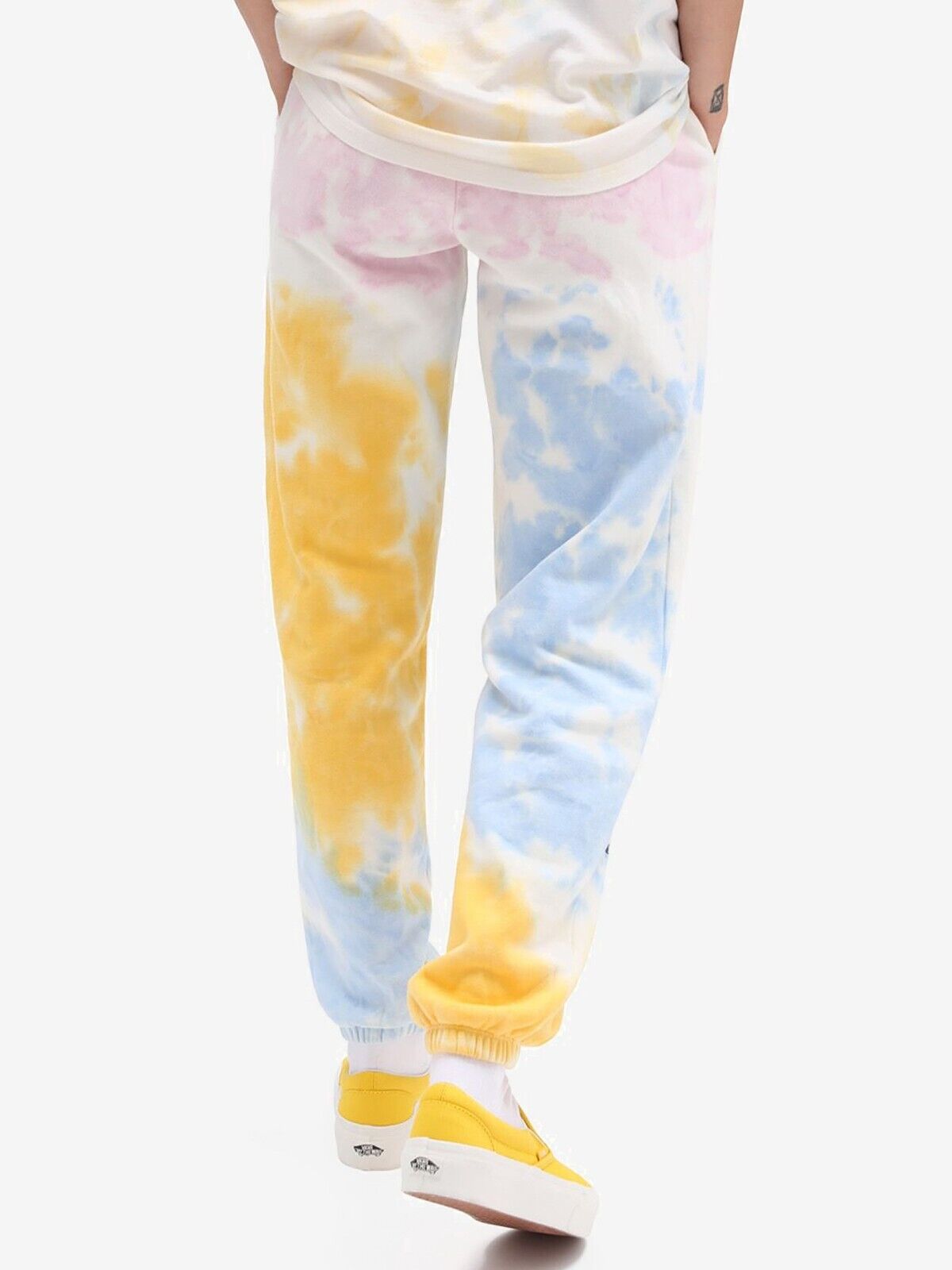 Vans Womens Mascy Daze Tri Dye Trousers / Pink / RRP £55