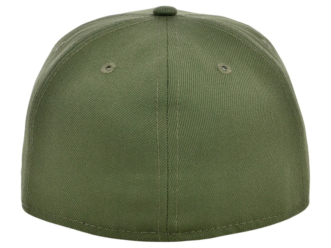 Unisex Plain Full Court Fitted UV Hat / Olive/Camo / RRP £25