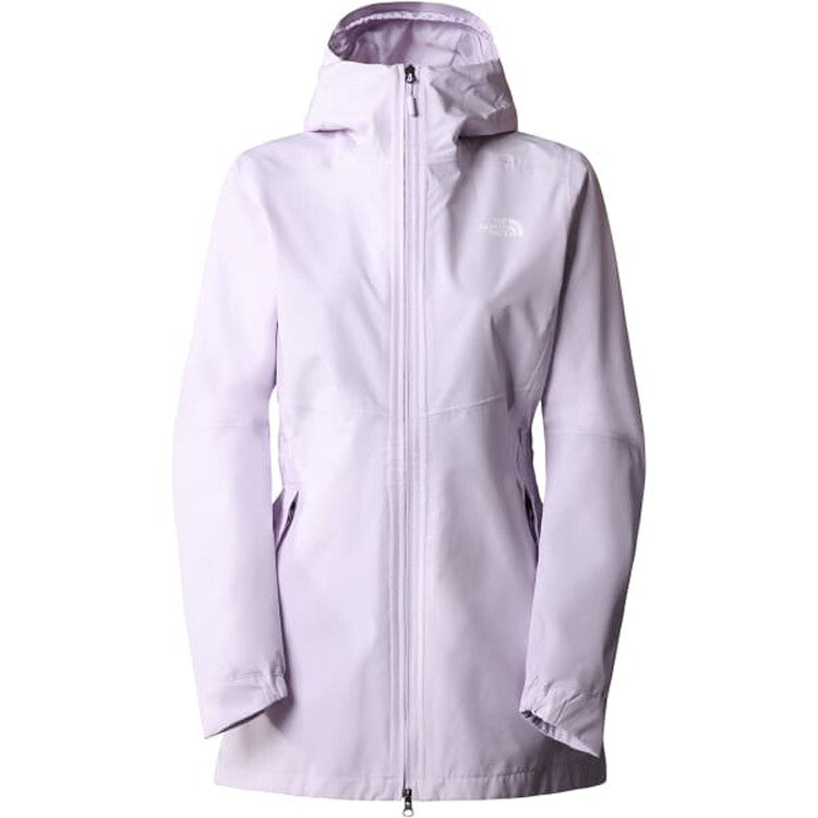 The North Face Womens Lavender Fog Hikestellar Parka Shell Rain Coat / RRP £155