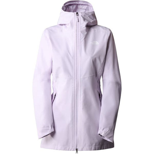 The North Face Womens Lavender Fog Hikestellar Parka Shell Rain Coat / RRP £155