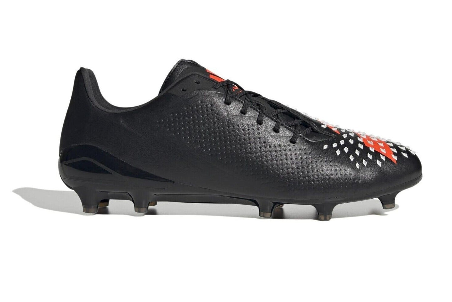 Adidas Mens Rugby Predator Malice FG Boots / Black Solar Red White / RRP £180