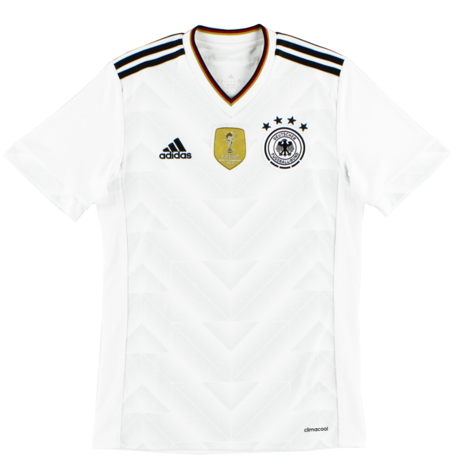 Adidas Mens 2017 Germany Confederations Cup Home Football Shirt / BNWT / XS