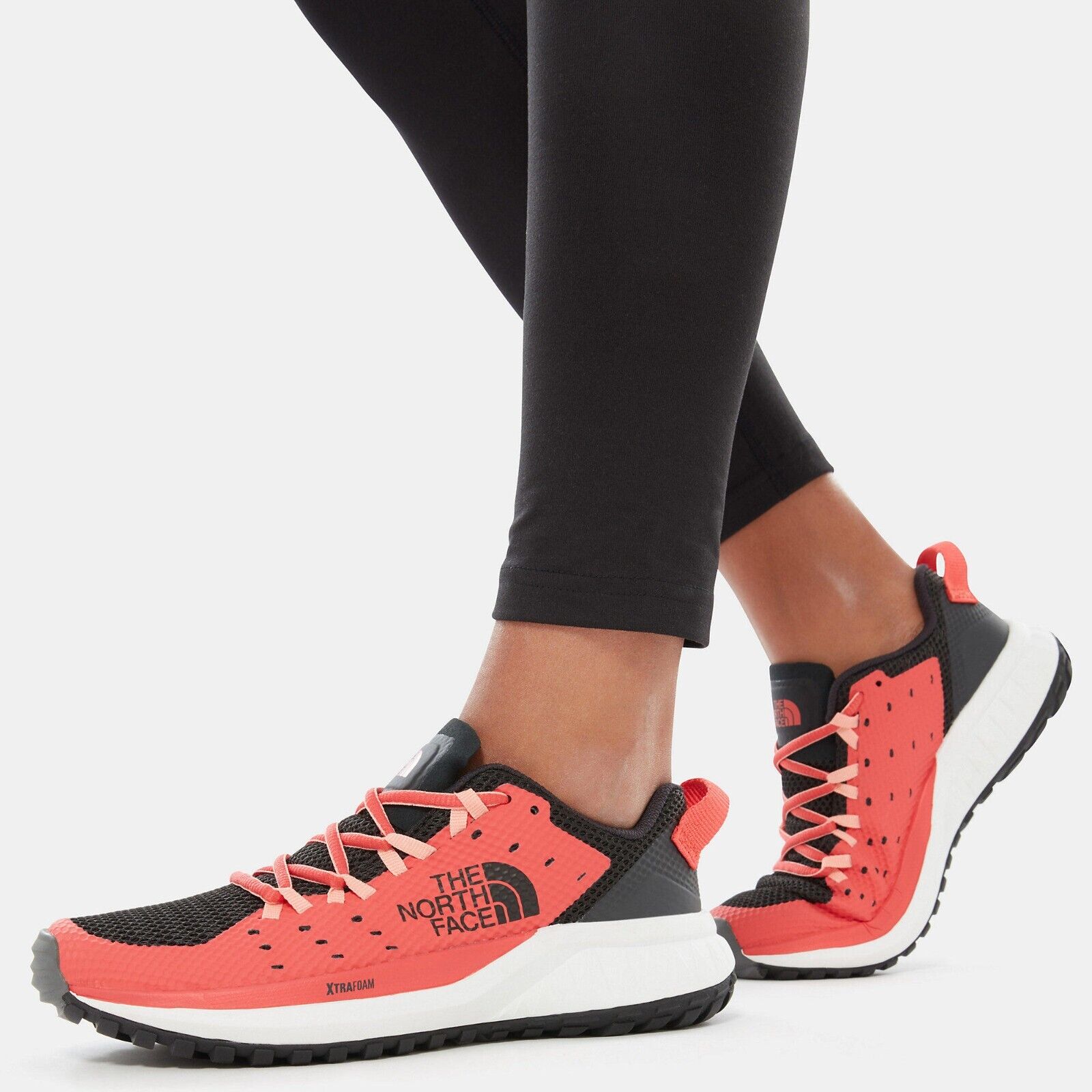 The North Face Women Ultra Endurance XF Trainers / Grey Red / RRP £135