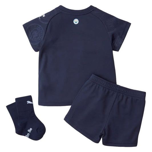 Puma Kids 2021-22 Manchester City Third Full Kit / Navy / RRP £40