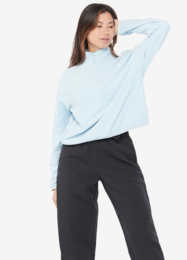 The North Face Women's TKA Glacier Cropped Fleece / BNWT / Beta Blue / RRP £65