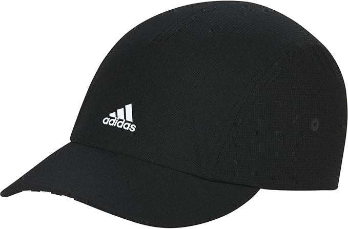 Adidas 4 Panel Heat Ready Running Cap / Black White / RRP £24