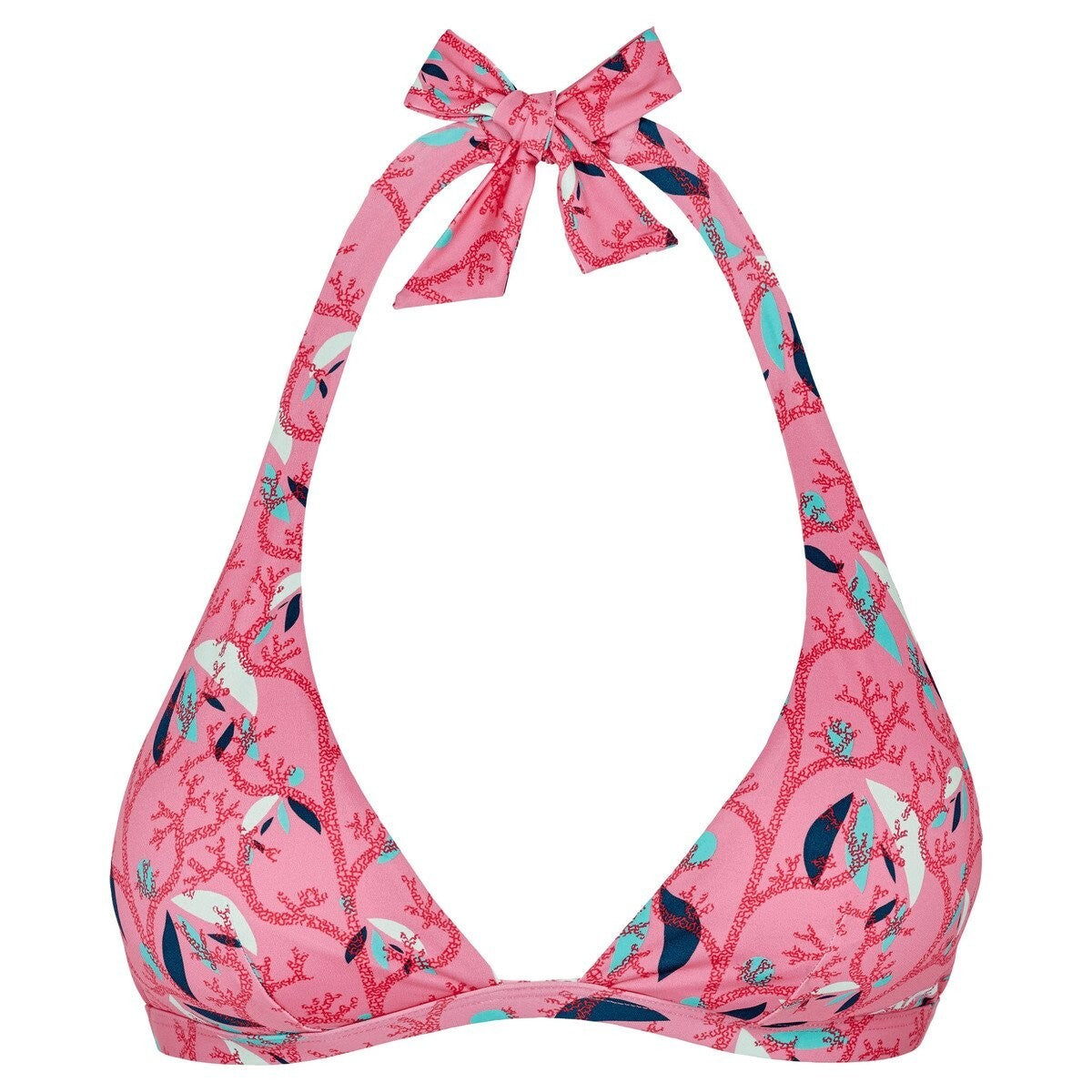 Vilebrequin Womens Bikini Top / Pink Turtles Song / RRP £130