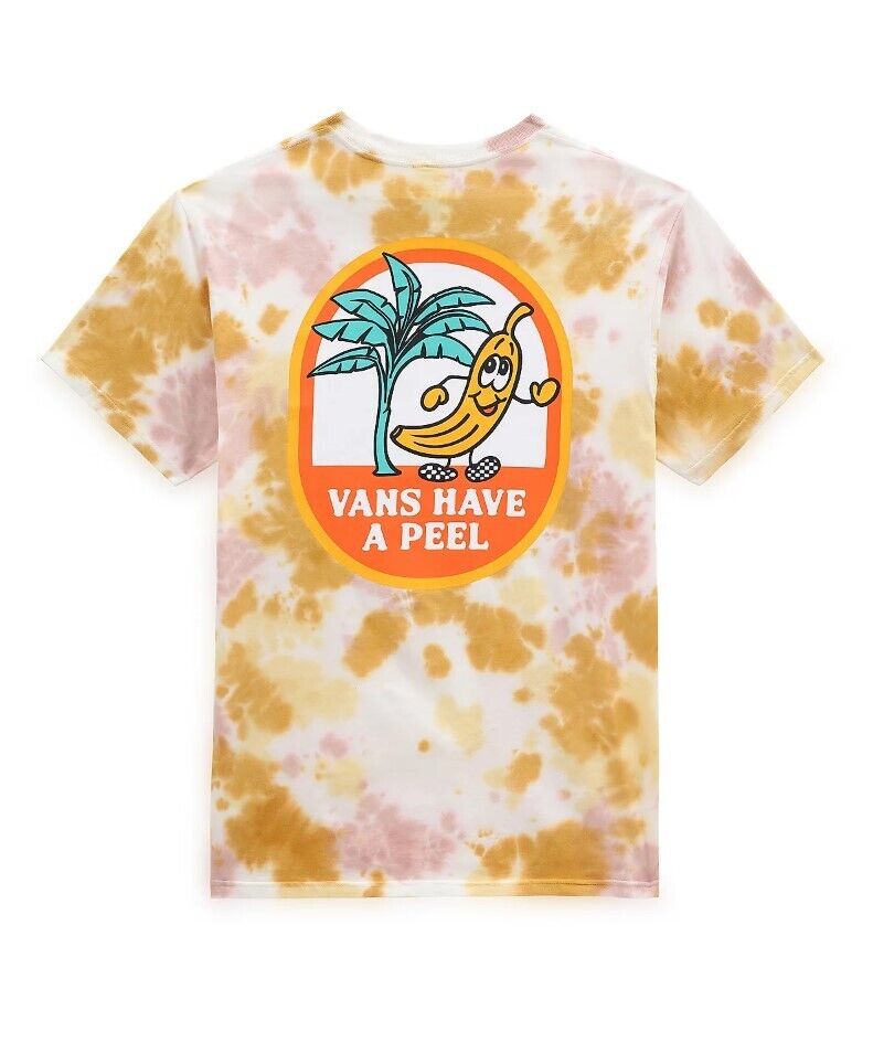 Vans Mens Tie Dye T-Shirt / Have A Peel Yellow / RRP £45