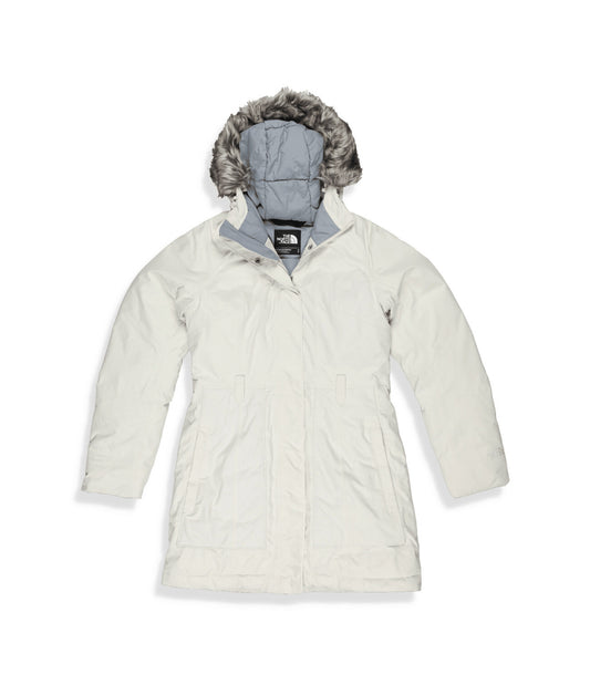 The North Face Womens Brooklyn Parka Coat / White / RRP £330