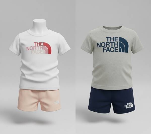 The North Face Toddler Cotton T-shirt and Short Set / RRP £35