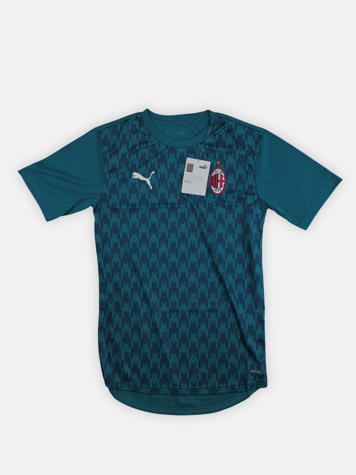 Puma Mens 2020-21 Ac Milan Stadium Training Football Shirt / Green / RRP £49.99