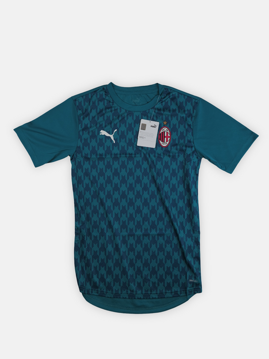 Puma Mens 2020-21 Ac Milan Stadium Training Football Shirt / Green / RRP £49.99