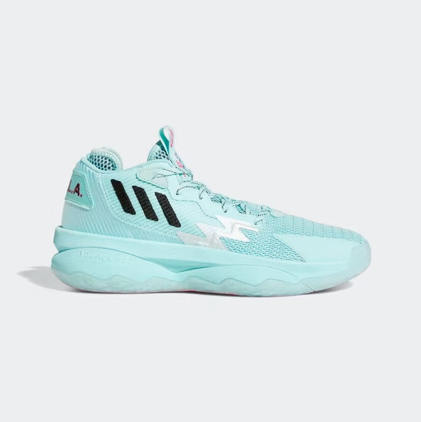 Adidas Mens Dame 8 Respect My Name Basketball Trainers / Aqua Blue / RRP £100
