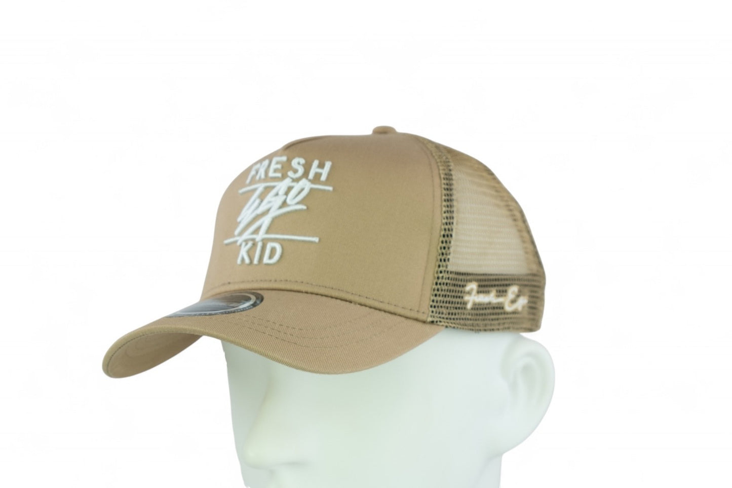 Fresh Ego Kid Mesh Core Trucker / Beige White / RRP £35