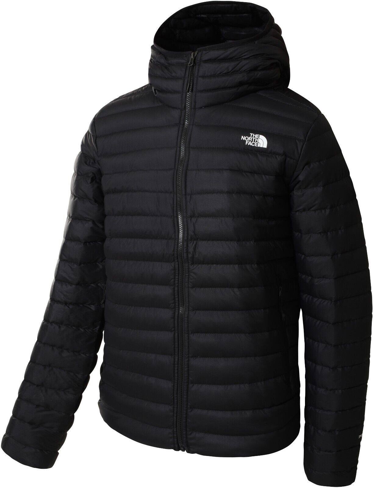 The North Face Men's Stretch Down Hooded Puffer Jacket / Black / RRP £260