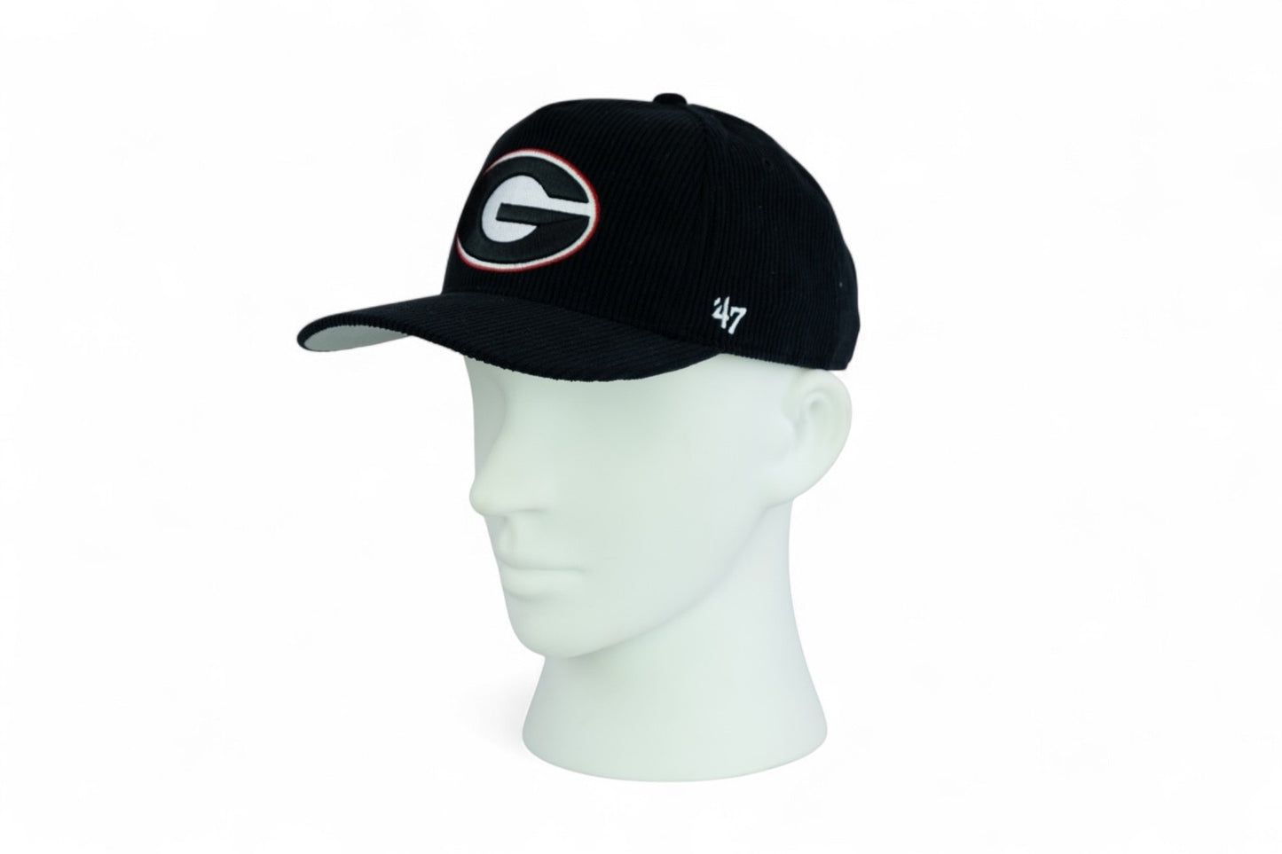 47 Brand Georgia Bulldogs Cord Hitch Snapback / Black / RRP £33