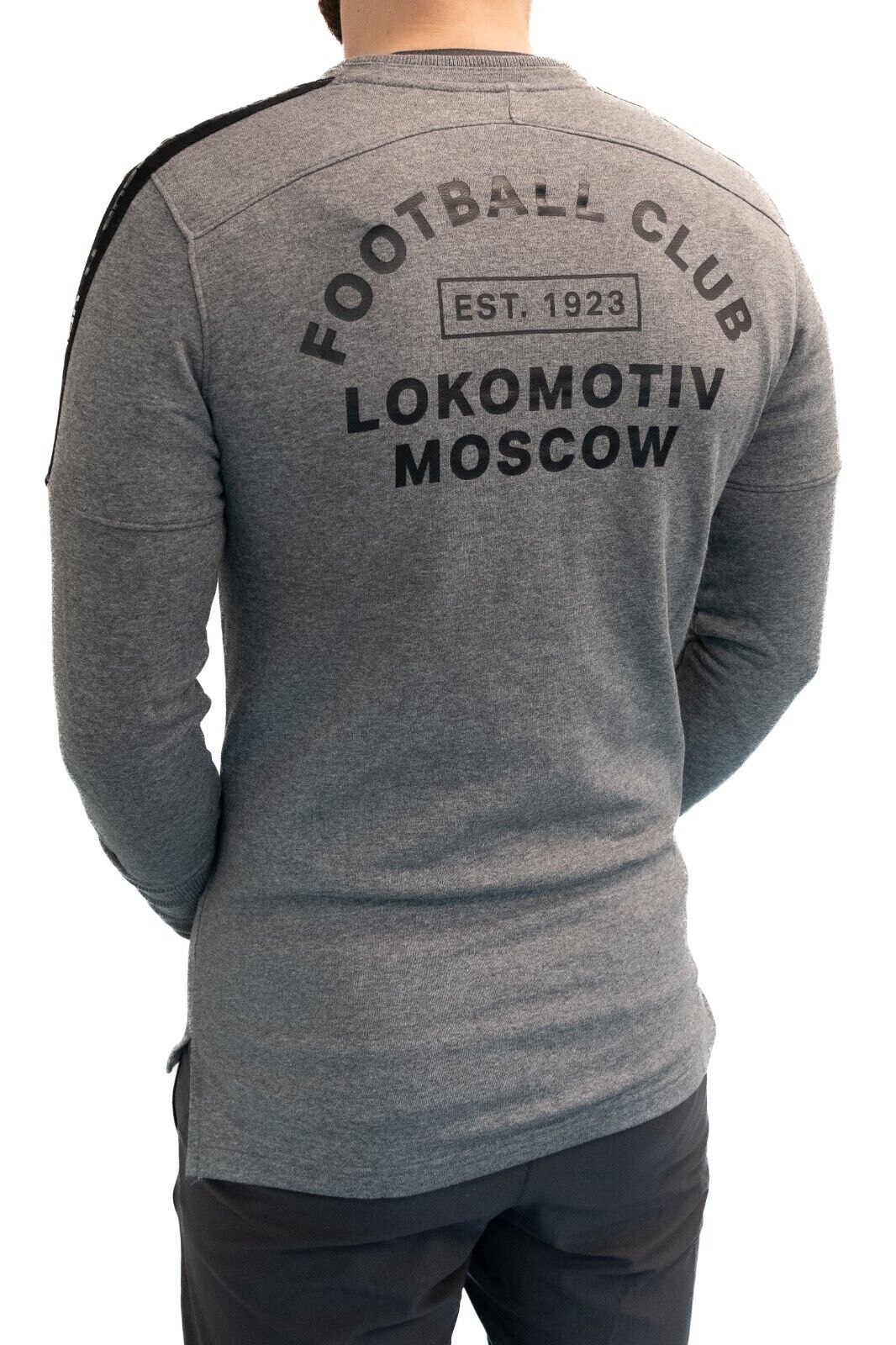 Under Armour 2019-20 Lokomotiv Moscow Off-Pitch Crew / Grey / Mens / RRP £29.99