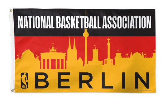 NBA Germany Berlin Deluxe Flag / BNWT / 3" X 5" / RRP £32