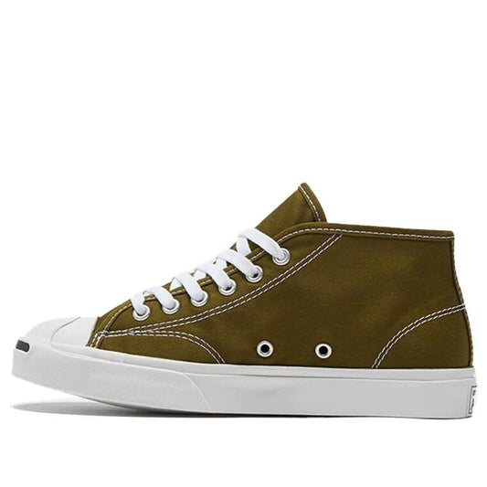 Converse Unisex Jack Purcell Mid Trainers / Moss Khaki Green / RRP £70