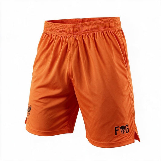 Perugia Frankie Garage Football Shorts / Orange / RRP £25
