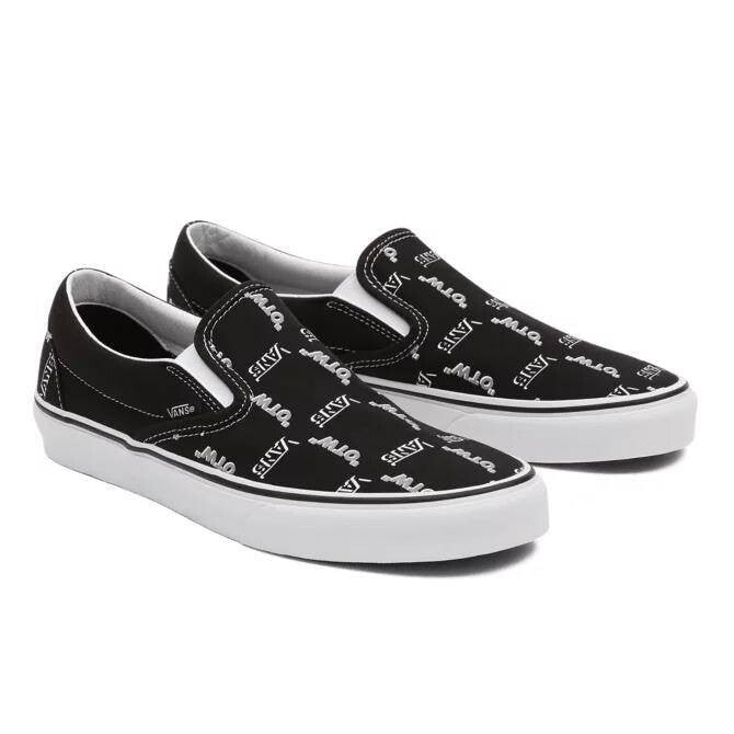 Vans Slip-On Trainers / Black Logo / RRP £57