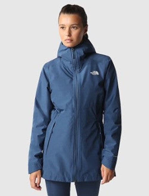 The North Face Womens Shady Blue Hikestellar Parka Shell Rain Coat / RRP £155