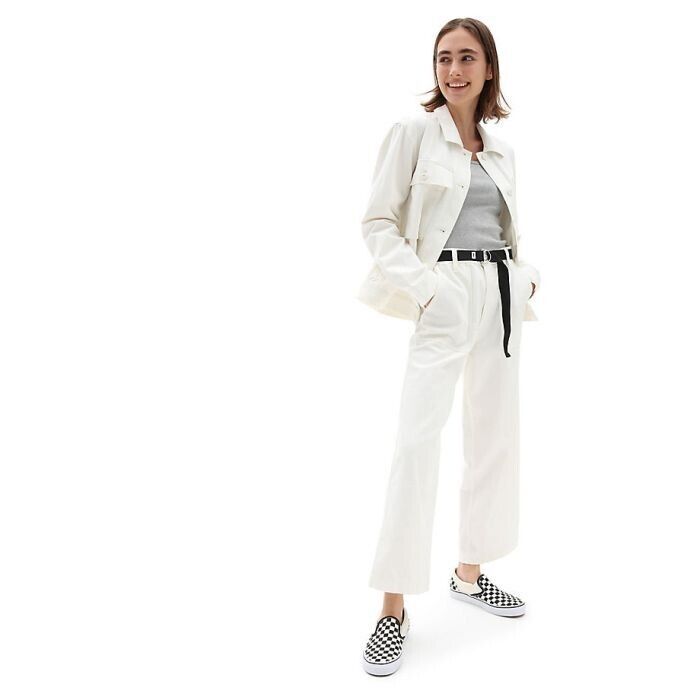 Vans Womens Clark Pant / Marshmallow / RRP £55