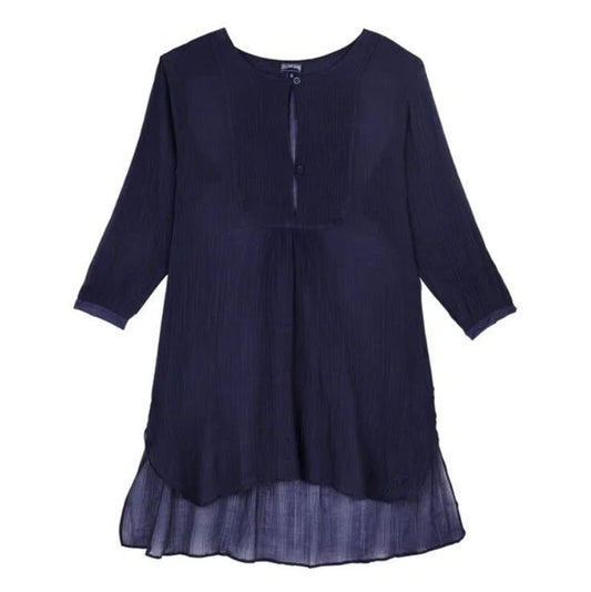 Vilebrequin Fitonia Beach Cover Up Dress / Navy / RRP £275