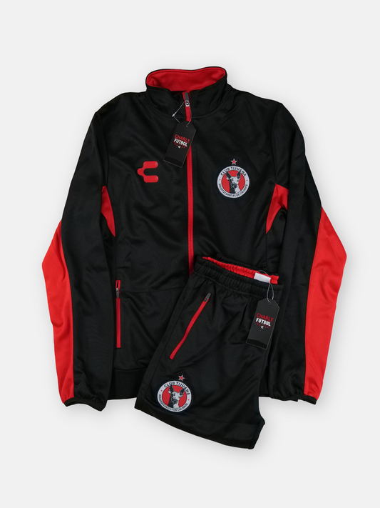 Charly Mens 2018-19 Club Tijuana Training Football Tracksuit / Black /RRP £69.99