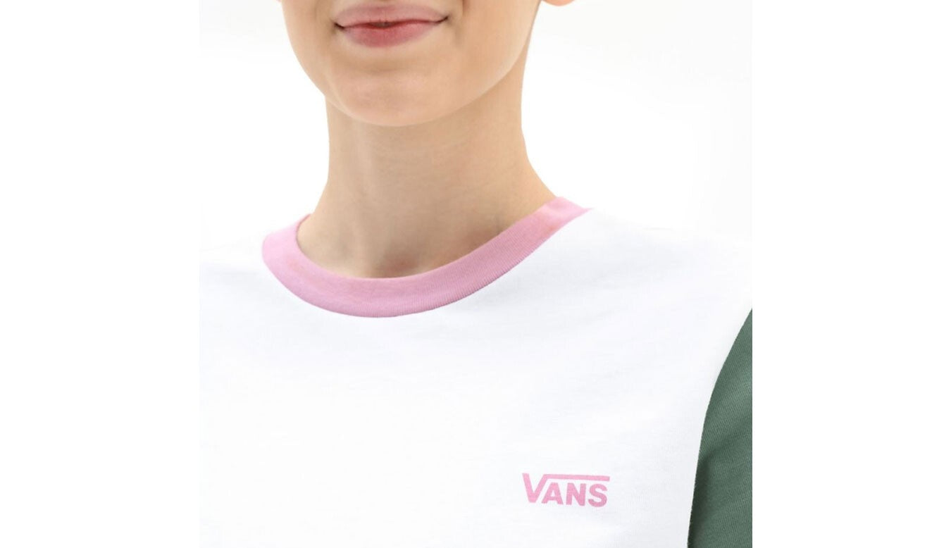 Vans Women's Colourblock Crew T-Shirt / White / RRP £28