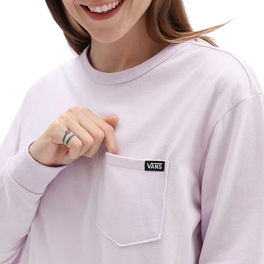 Vans L/S OTW Pocket T-shirt / Lavender Fog / Women / RRP £35