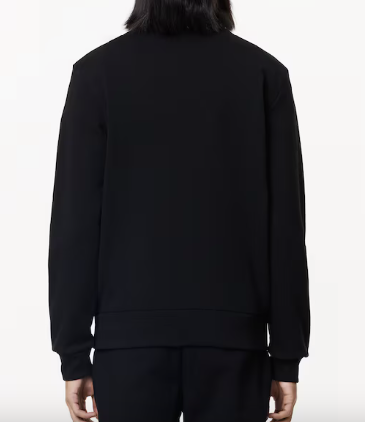 Lacoste Mens Fleece Crew Neck Sweatshirt / Black / BNWT / RRP £109