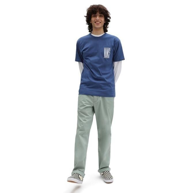 Vans Mens Type Stretch SS T-Shirt / True Navy / RRP £28