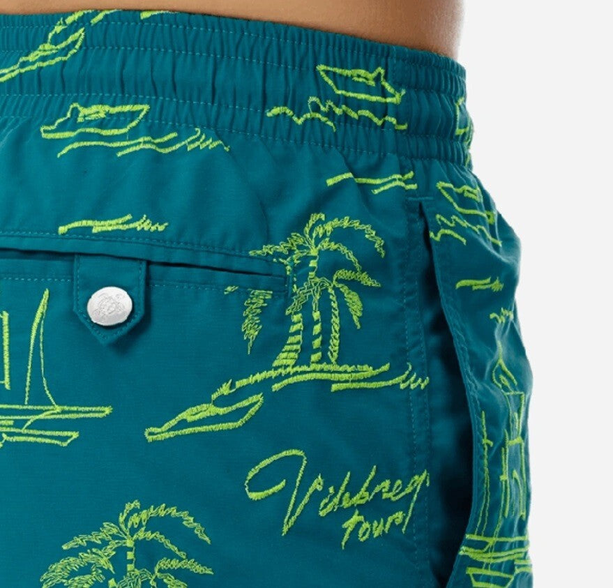 Vilebrequin Swim Shorts / Men’s / Mistral / Pineda Green / RRP £465