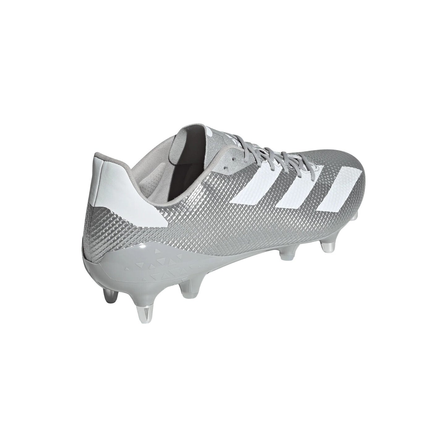 Adidas Unisex Adizero RS7 (SG) Rugby Boots / Silver White / RRP £170