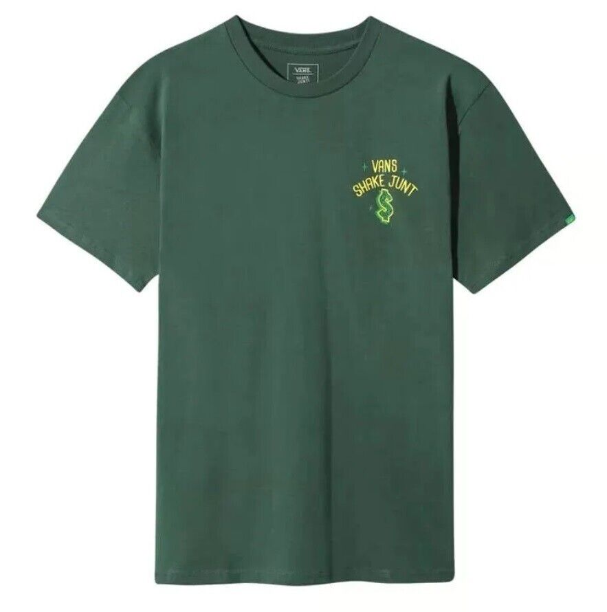 Vans Mens X Shake Junt Menu S/S T-Shirt / Green / RRP £32