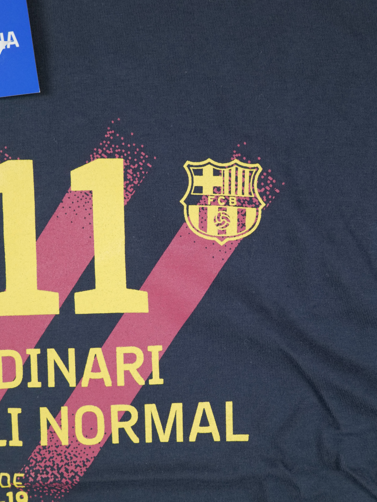 Own Brand Mens 2018-19 Barcelona Winners Football T-Shirt / Navy / RRP £22.99