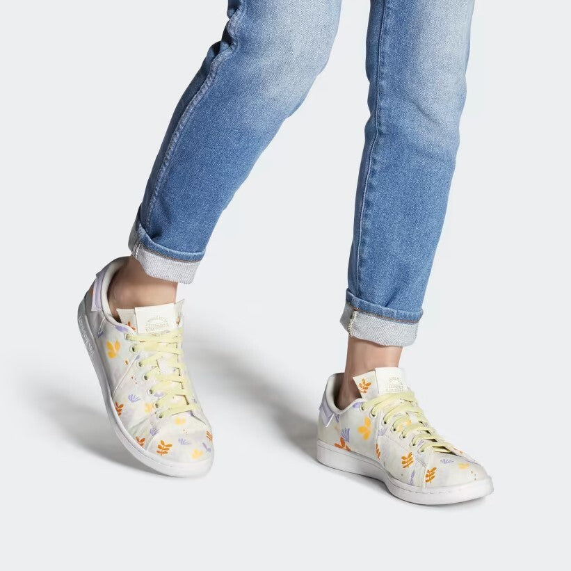 Adidas Women’s Stan Smith Plant App Trainers / White Floral / RRP £90