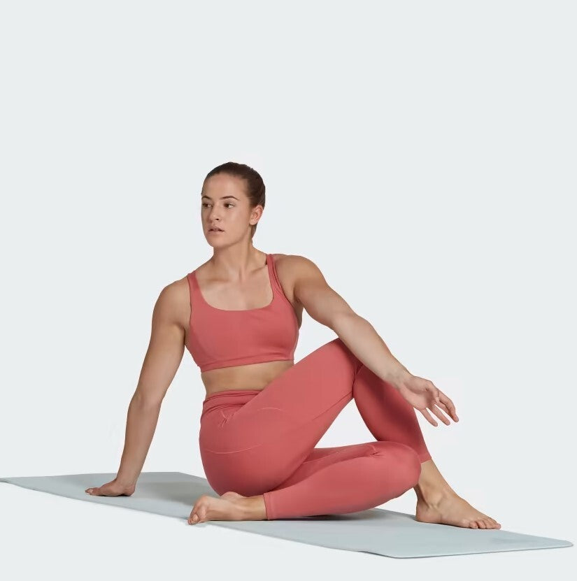 Adidas Womens Coreflow Medium Support Workout Bra / Red / RRP £38