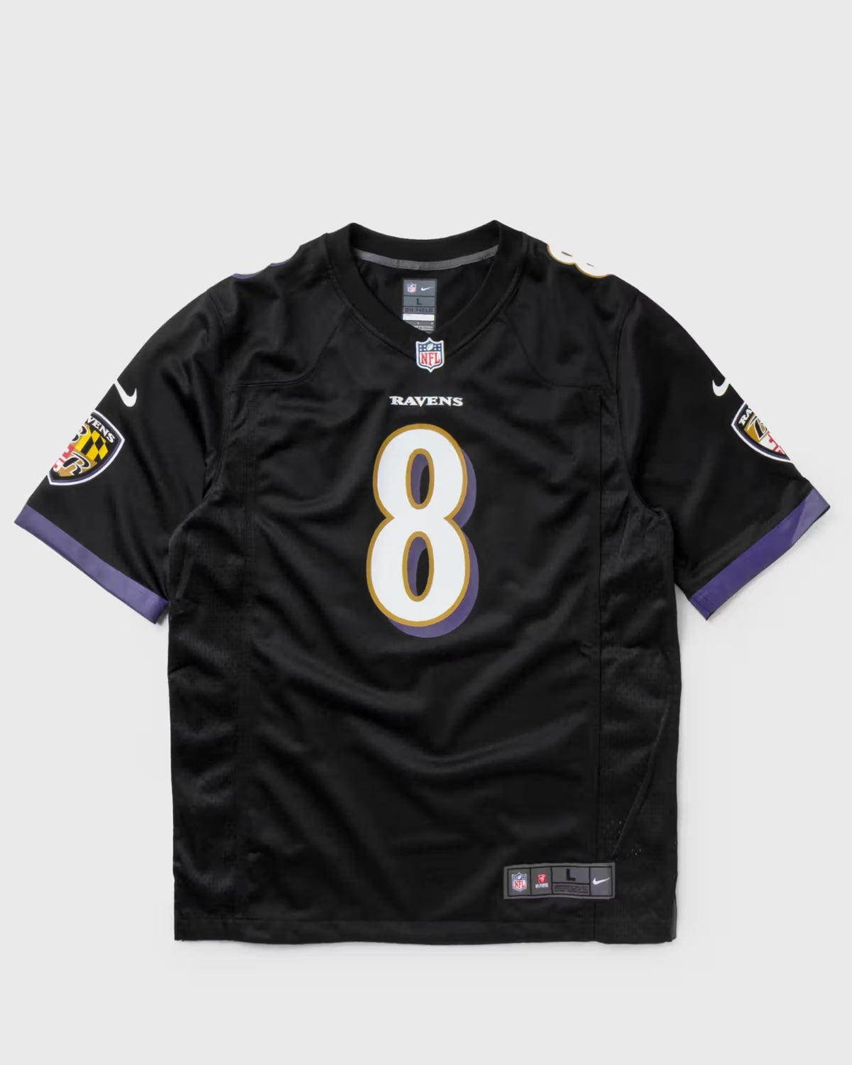 Nike NFL Baltimore Ravens Lamar Jackson Alternate Jersey / Black / RRP £105