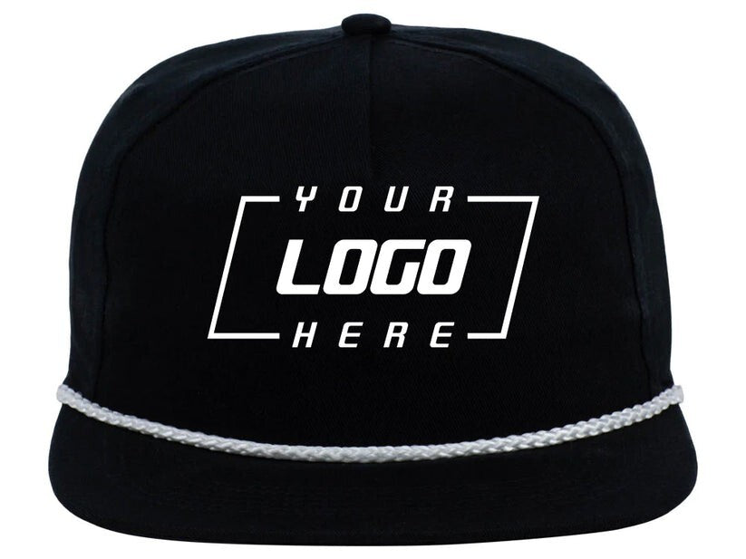 Unisex Plain Fairway Golfer Hat / Black / £23