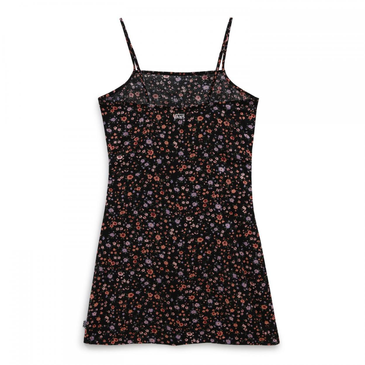 Vans Womens Ditsy Covered Summer Dress / Black Flower / RRP £37
