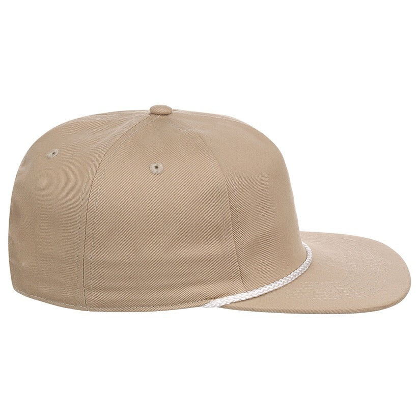 Unisex Plain Fairway Golfer Hat / Khaki / £23