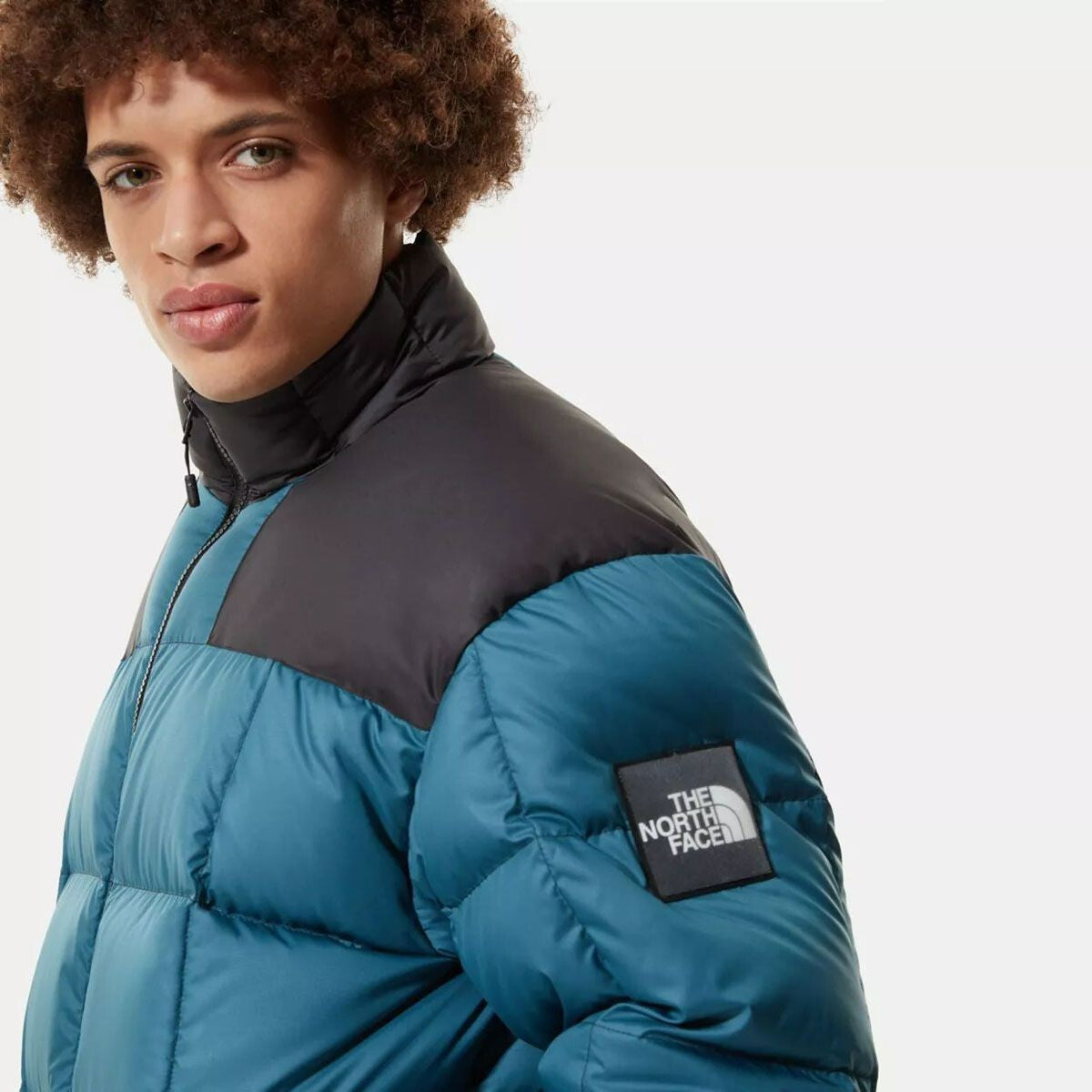 The North Face Men's Lhotse Puffer Jacket / Mallard Blue Black/ RRP £260